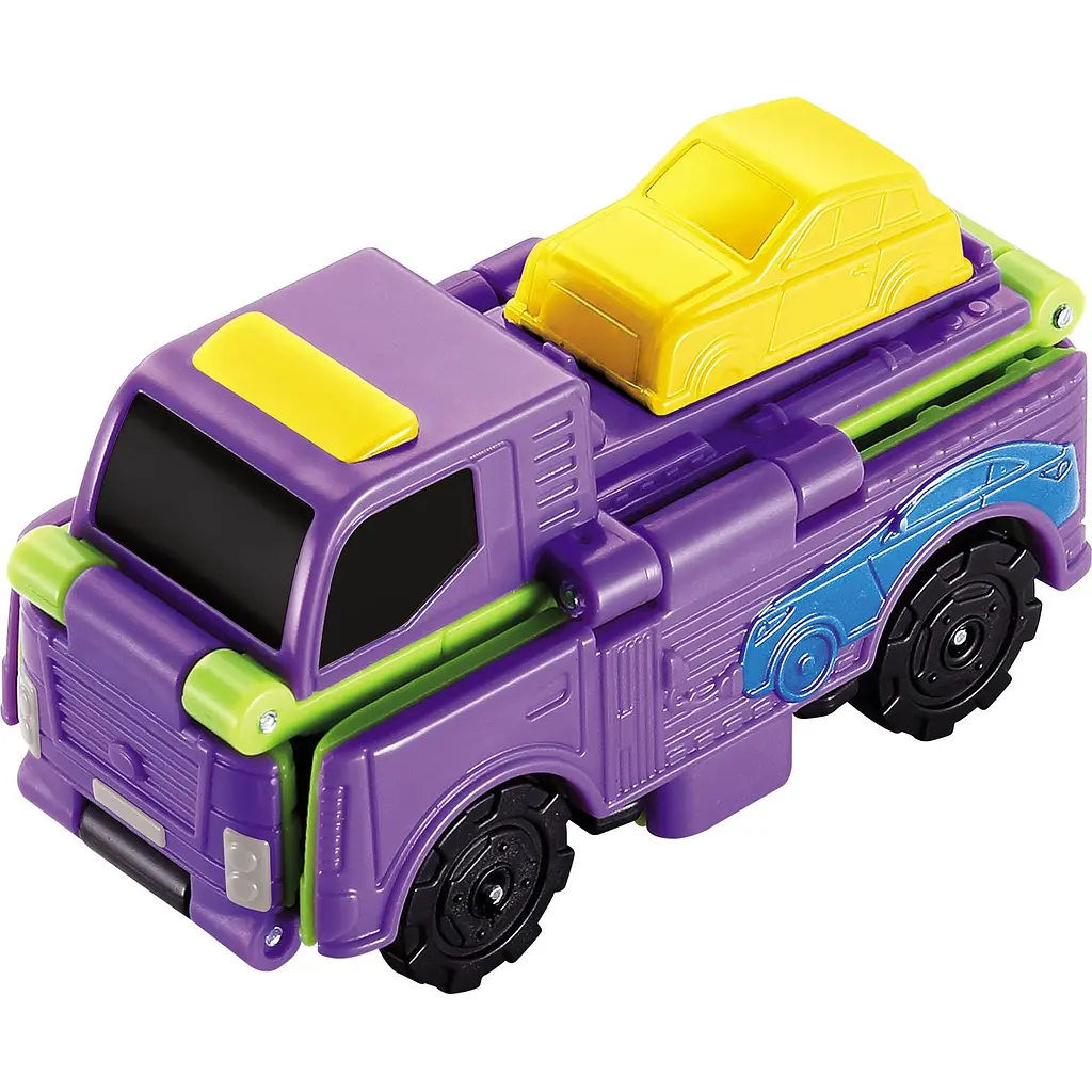 Машинка-трансформер Flip Cars Лісовоз і Транспортер, 2 в 1, 8 см (EU463875-03) - фото 2