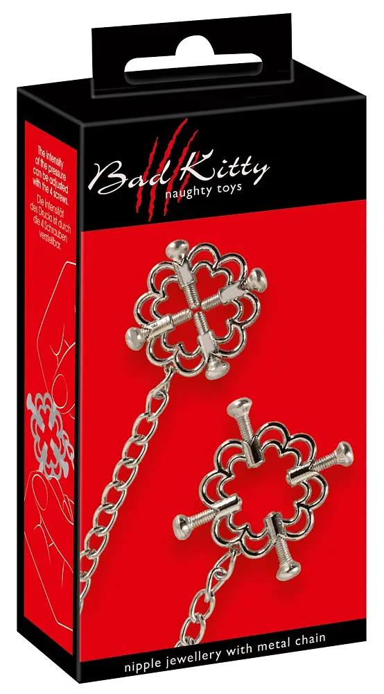 Затискачі для сосків - Bad Kitty Nipple Jewellery