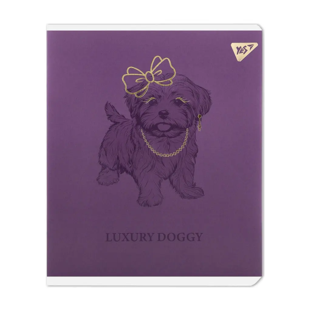 Зошит Yes Luxure doggy А5 24 аркушів клітинка (767539), в асортименті - фото 9