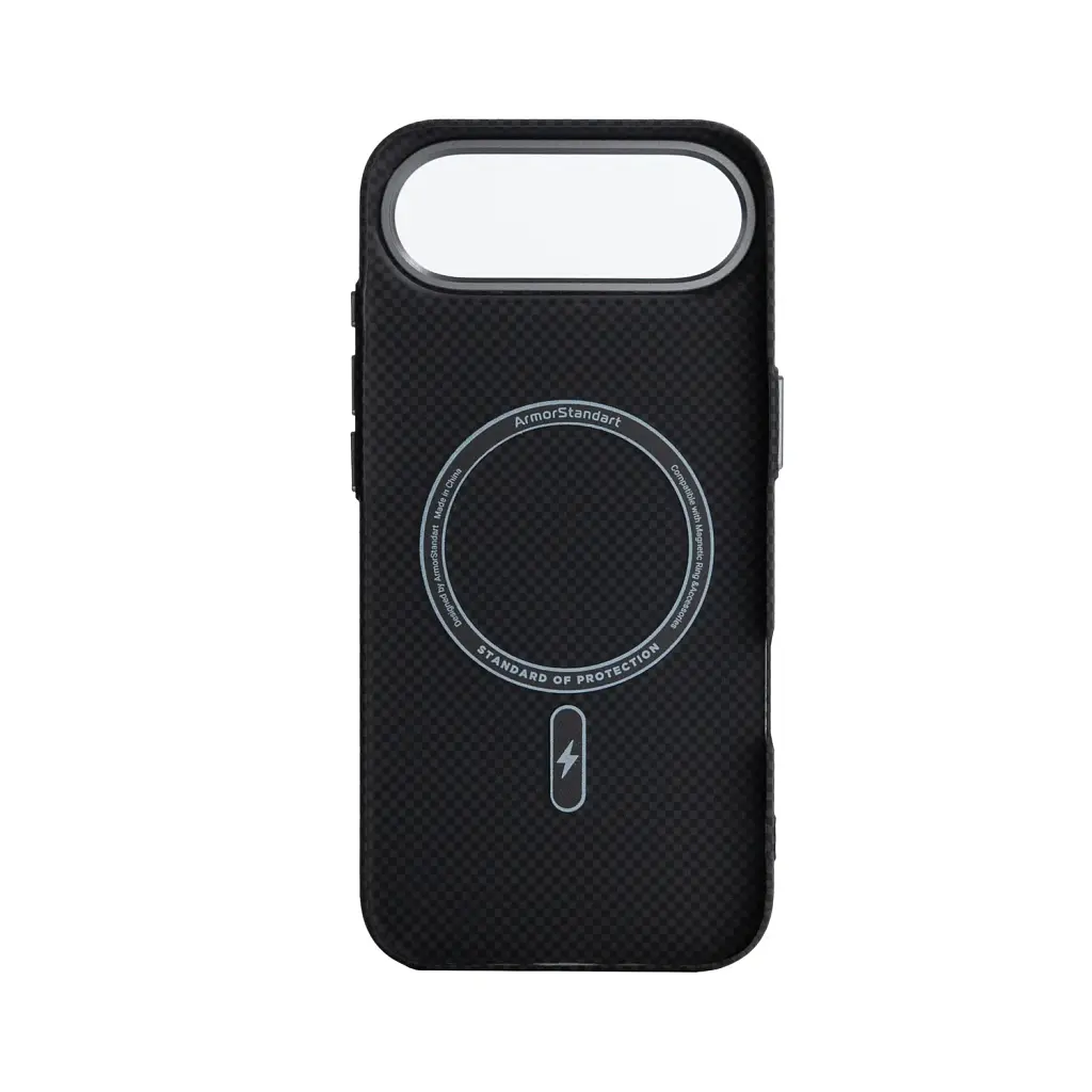 Чохол ArmorStandart LikeCarbon2 MagCase для Apple iPhone 17 Air Kevlar Black - фото 2
