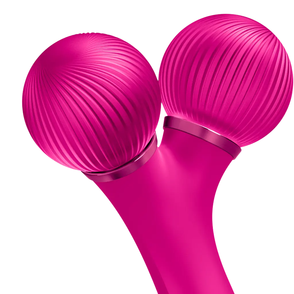 Електронний звуковий ролик для обличчя GESKE Sonic Facial Roller 4 в 1 бузковий - фото 2
