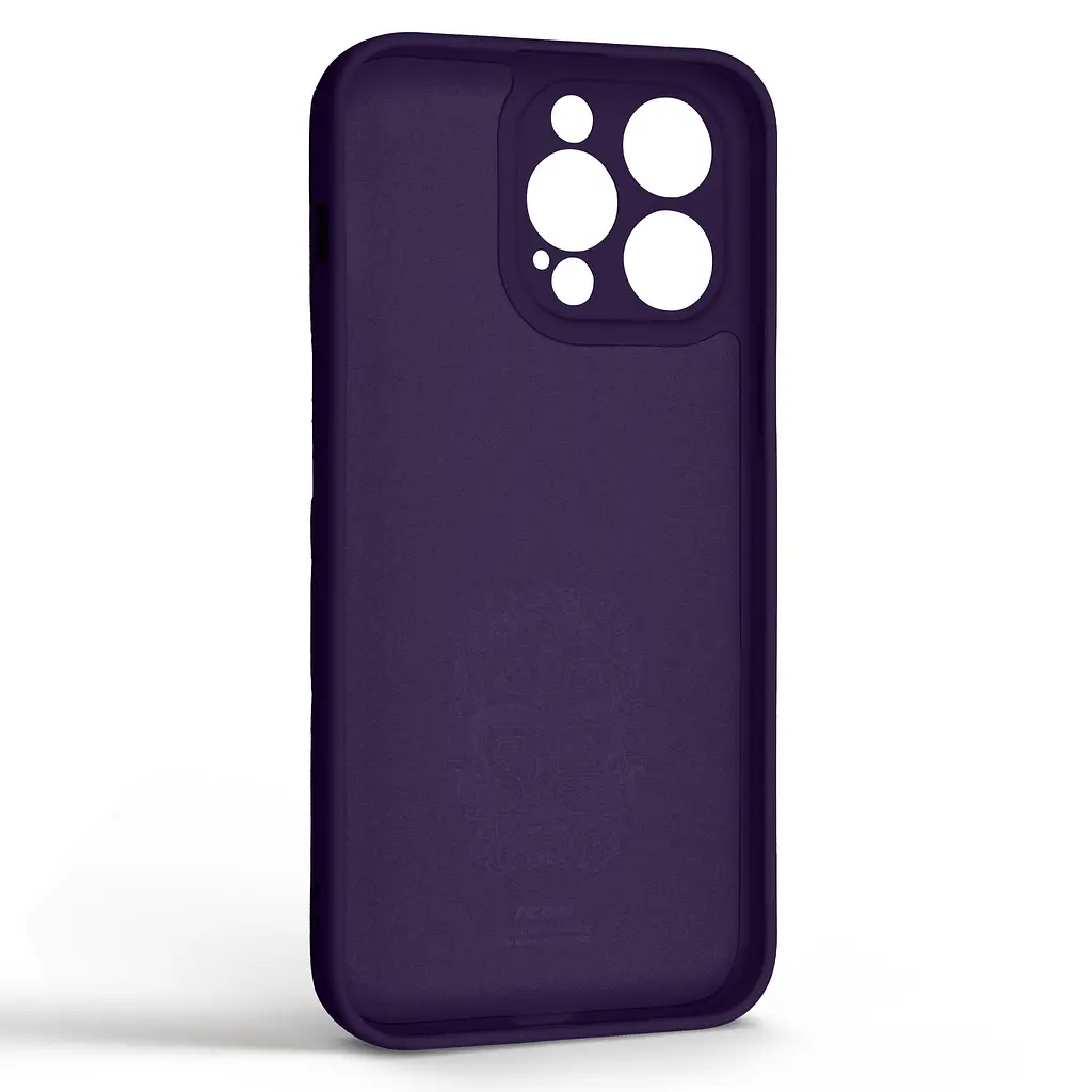 Силиконовый чехол для Apple iPhone 14 Pro Max, Icon Ring, фиолетовый, панель-накладка, с кольцом-подставкой на 360°, противоударный, возможность использования магнитных держателей, ArmorStandart (ARM68723) - фото 2
