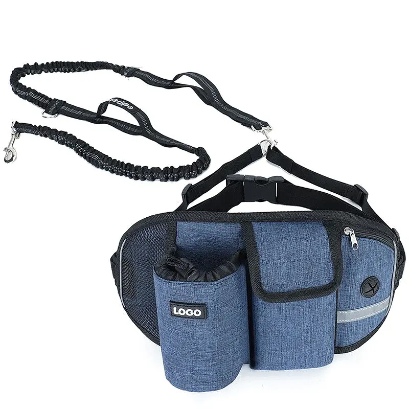 Поясна сумка для вигулу собак з поводком Dog Walking Waist Belt Bag - фото 2