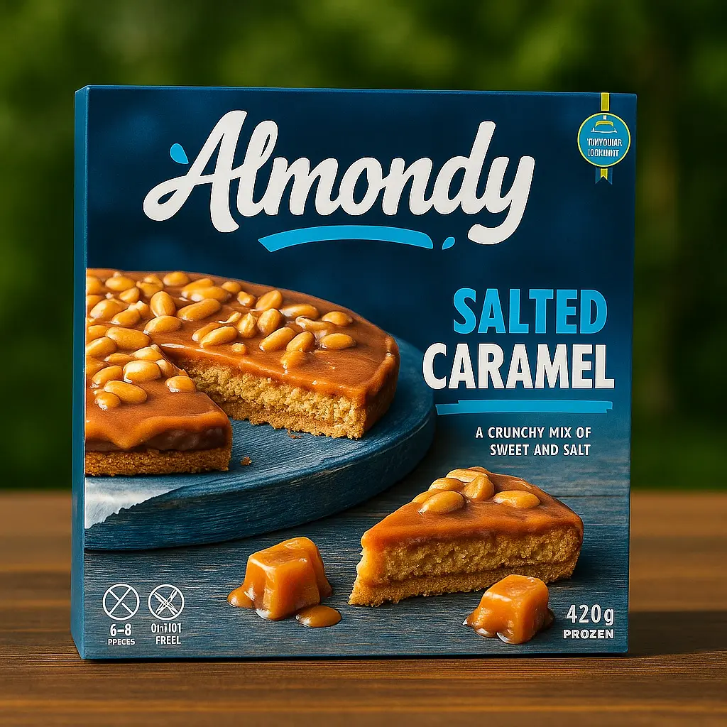Мигдальний торт Almondy (солона карамель), 420 г 420 г Almond