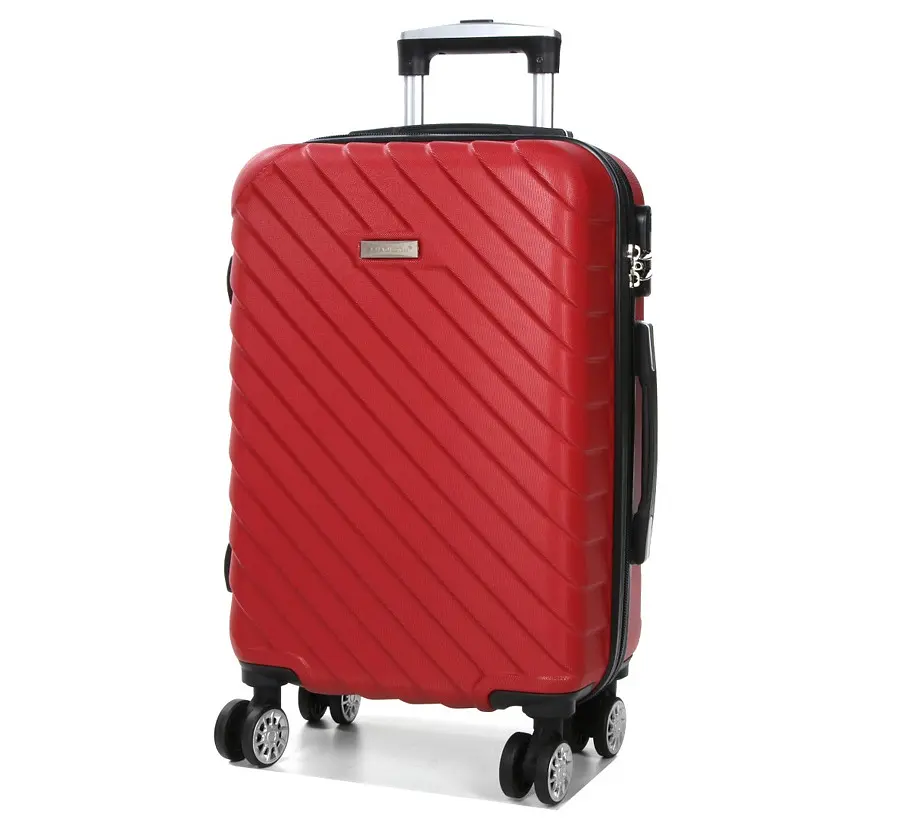 Валіза маленька S ABS-пластик Madisson Snowball 03403 58х38х23см 35л Червоний