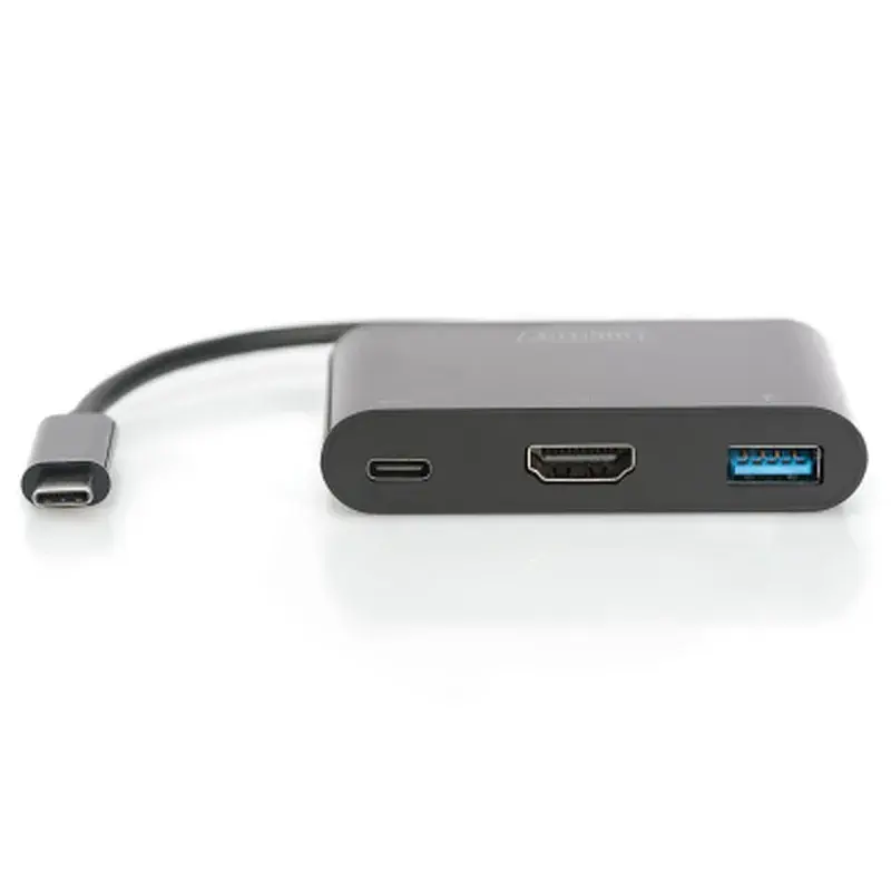 Перехідник USB-C to HDMA 2xUSB Digitus (DA-70855) - фото 4