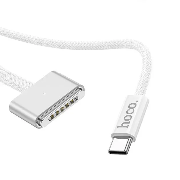 Кабель для заряджання Hoco X103 magnetic charging Cable Type-C to Mag3 140W 28V/5A 2м White (34382_3340147) - фото 6