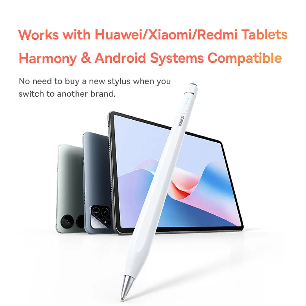 Стилус Baseus Wise Writing HN1 Universal Version Wired Charging 2in1 Stylus For HUAWEI XIAOMI (B0004F01) - фото 10
