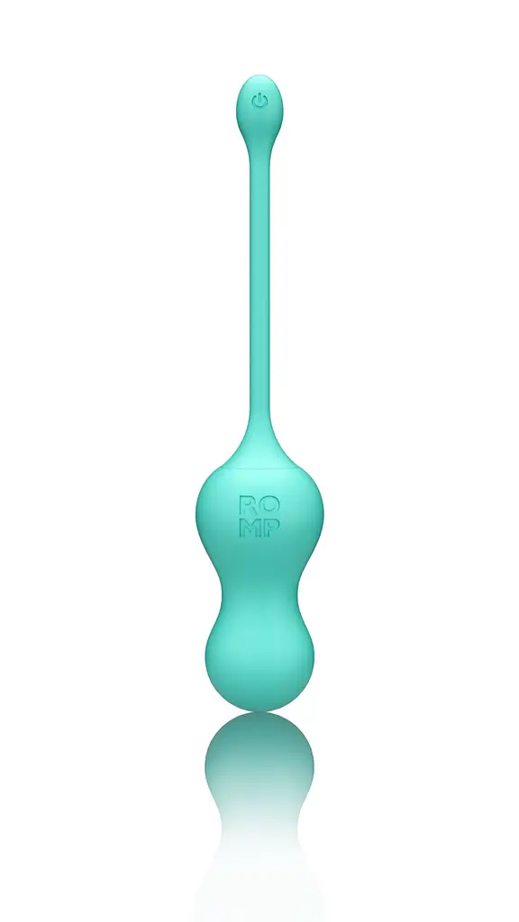 Віброяйце для точки G з пультом керування Romp Cello Light Teal, водонепроникне - фото 4