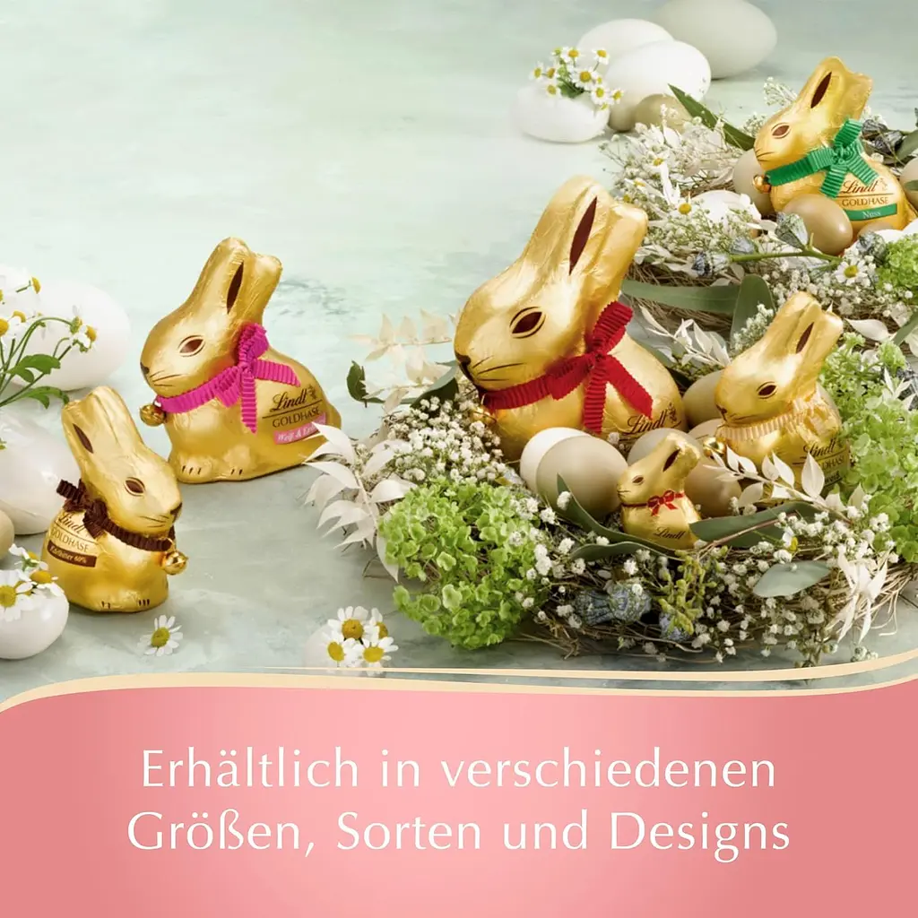 Фигурка Lindt Зайчик из молочного шоколада 100 г - фото 3