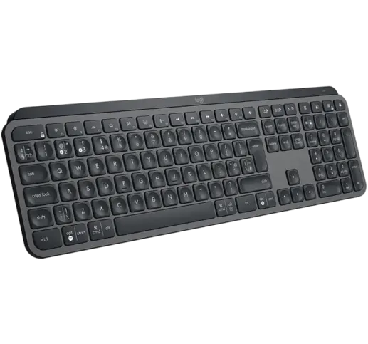 Клавіатура бездротова Logitech MX Keys Advanced UA Graphite (920-010251) - фото 2