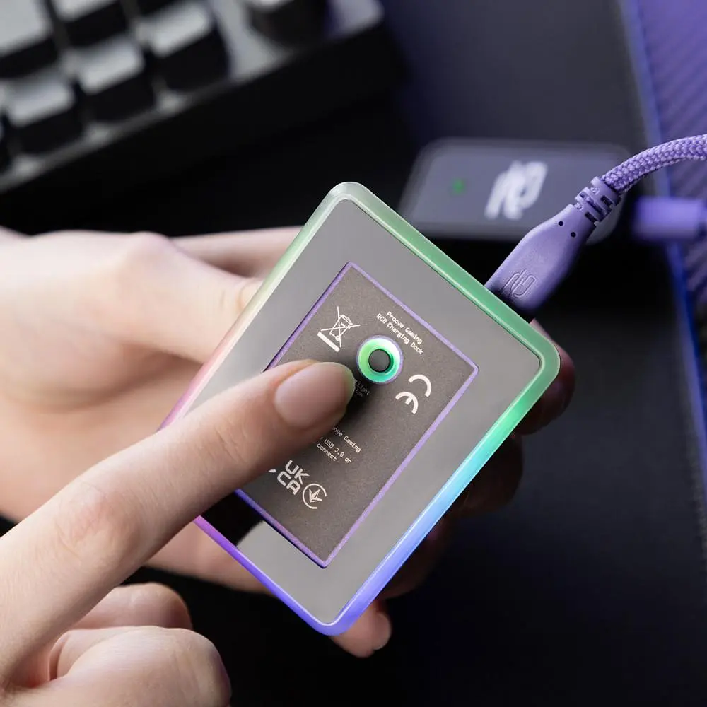 Миша Proove Gaming Jester 8K with Charging Dock Black Purple (WMJSCD022016) - фото 7