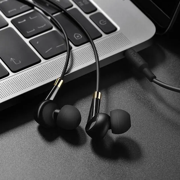 Наушники вакуумные Hoco M58 чёрные - фото 5