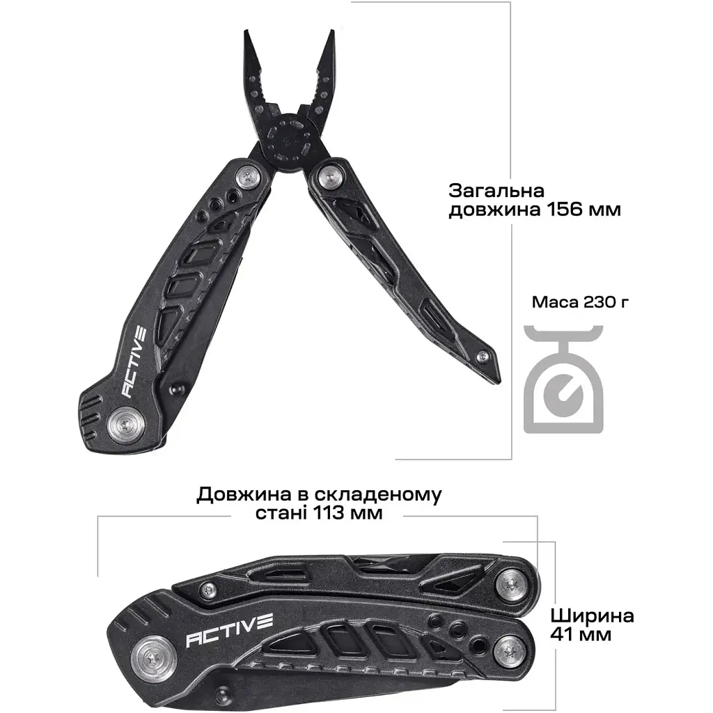 Мультитул Active Handy Tool Black - фото 5