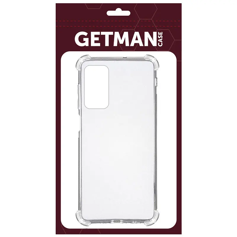 TPU чохол GETMAN Ease logo посилені кути для Nokia G42 Безбарвний (прозорий) - фото 2