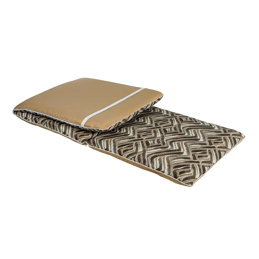 Матрас для шезлонга Ost-Fran Trio лонета Adan beige 189x58х5 см - фото 2