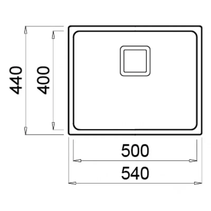 Мийка кухонна Elleci W-SQUARE 500 - фото 2