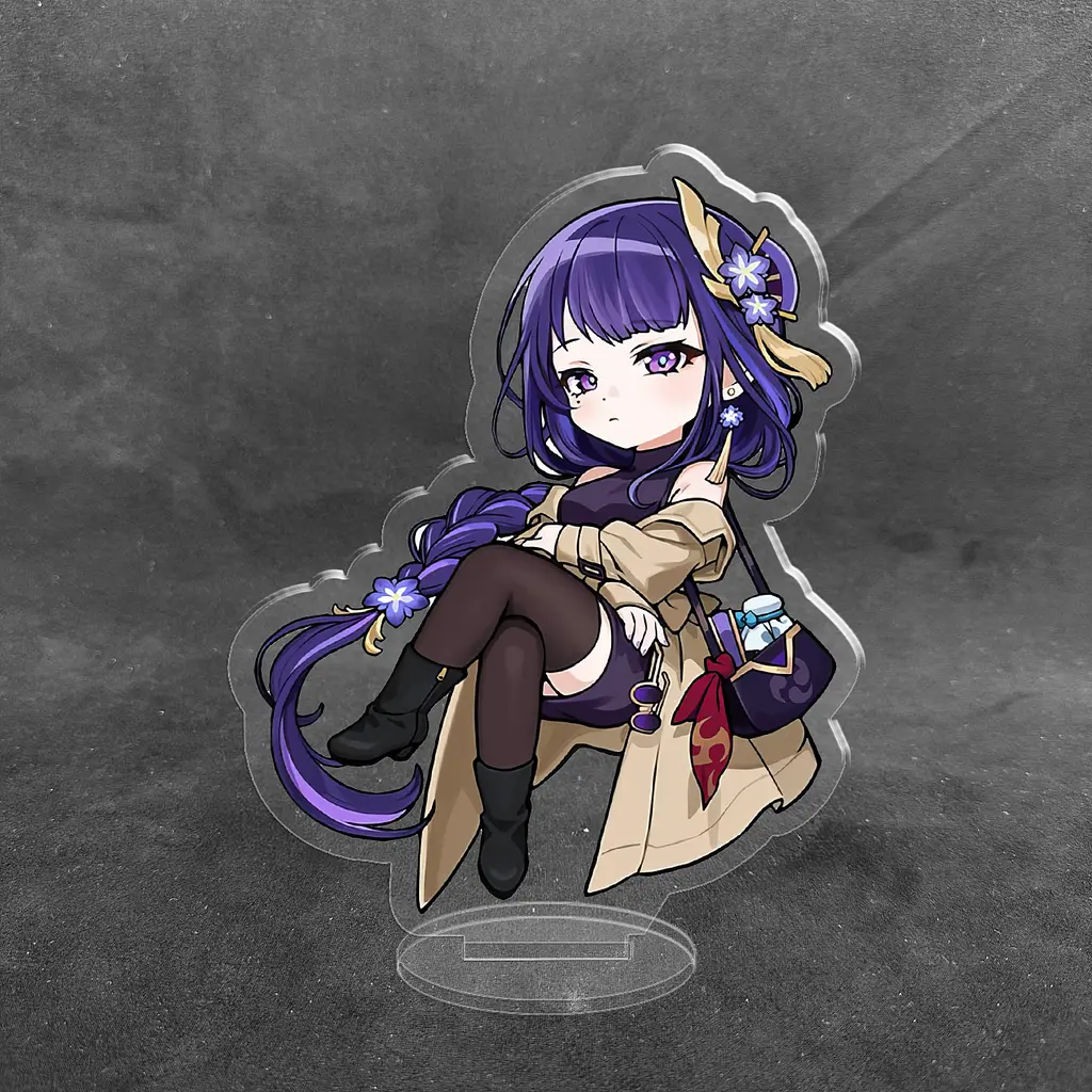 Акрилова колекційна фігурка Геншин Імпакт - Genshin Impact Chibi Сегун Райден 2 10 см
