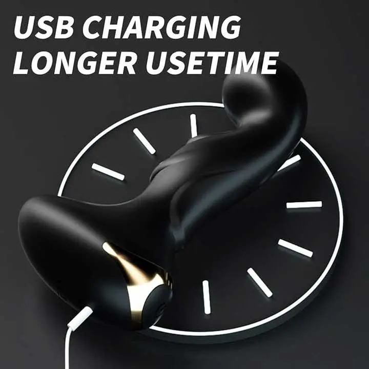 Анальна пробка-масажер простати з вібрацією LILO USB - фото 4