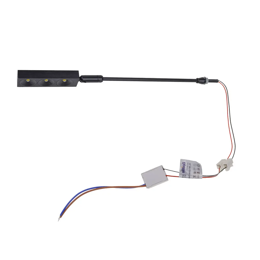 Подсветка светодиодная настенная врезная AL-543/3*1W NW LED BK - фото 6