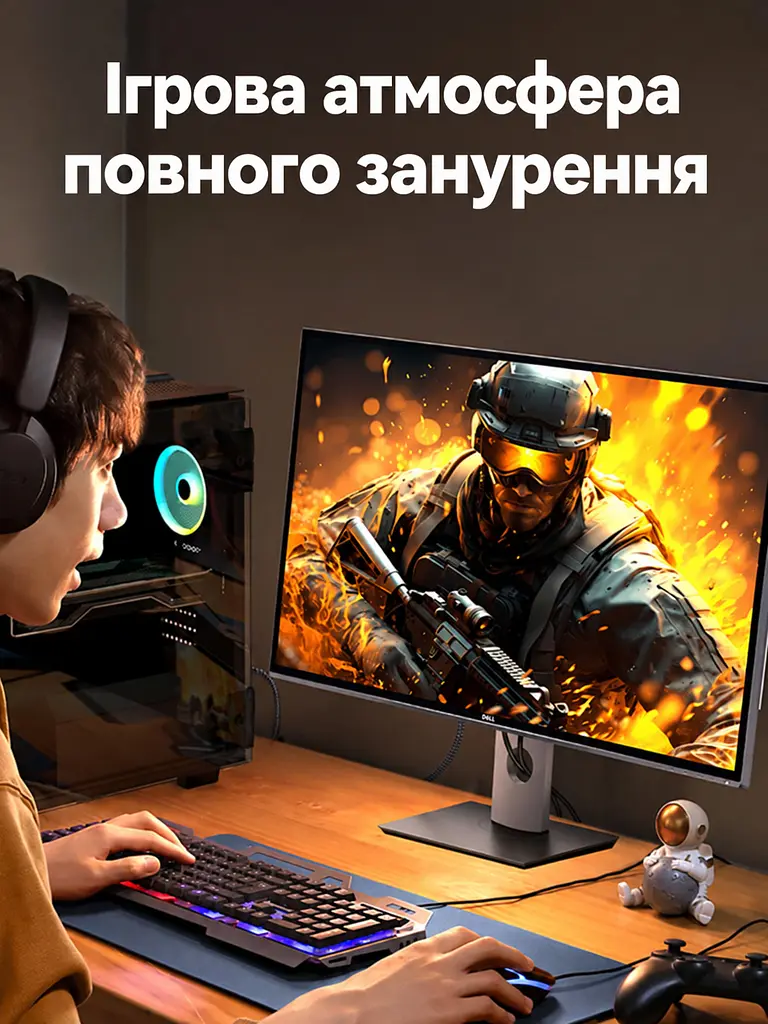 Оптоволоконний кабель HDMI UGREEN HD183 2.1 8K 60 Гц 15 м чорний (55505) - фото 11