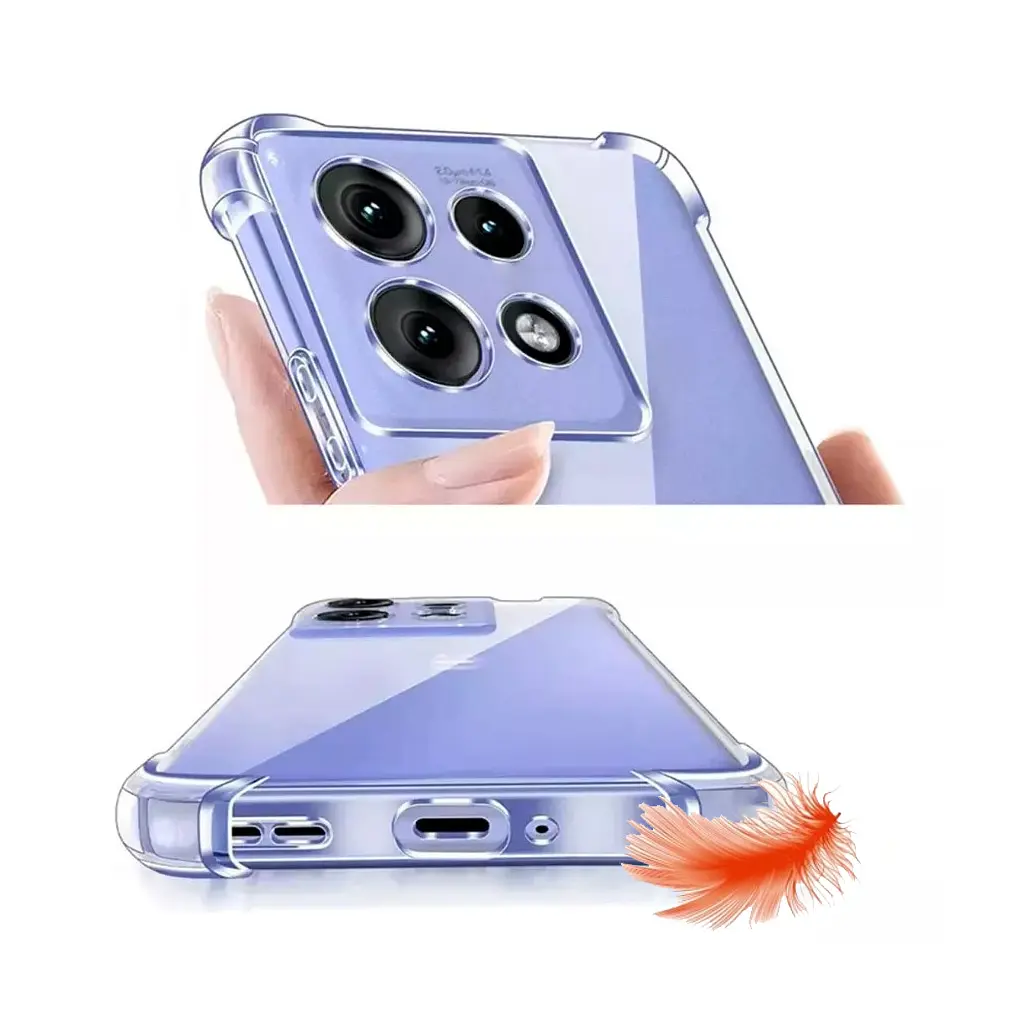 Чохол до мобільного телефона BeCover Anti-Shock Motorola Edge 50 Clear (713149) - фото 3