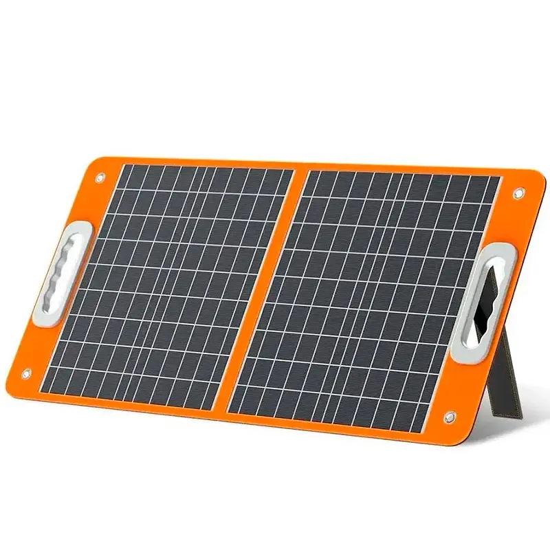 Сонячна панель портативна TSP-18V-60W Monocrystalline PD45W+QC3.0 (1USB-A/1C) Black Epik teh0029317 - фото 2