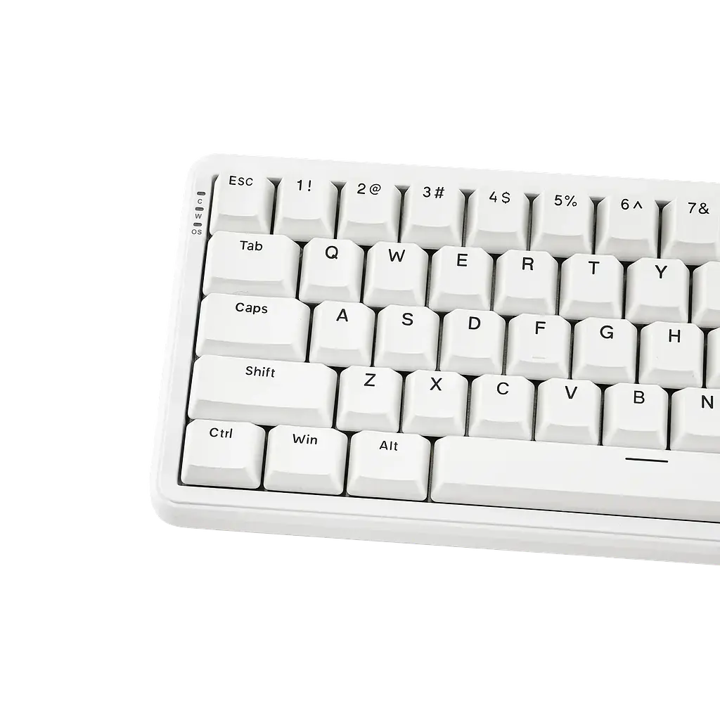 Игровая проводная магнитная клавиатура AJAZZ AK680 MAX / RGB / Magnetic Switch / 8К / White - фото 3