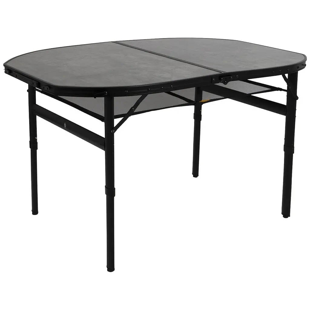 Стіл Bo-Camp Northgate Oval 120x80 cm Black/Grey (1404187) - фото 10
