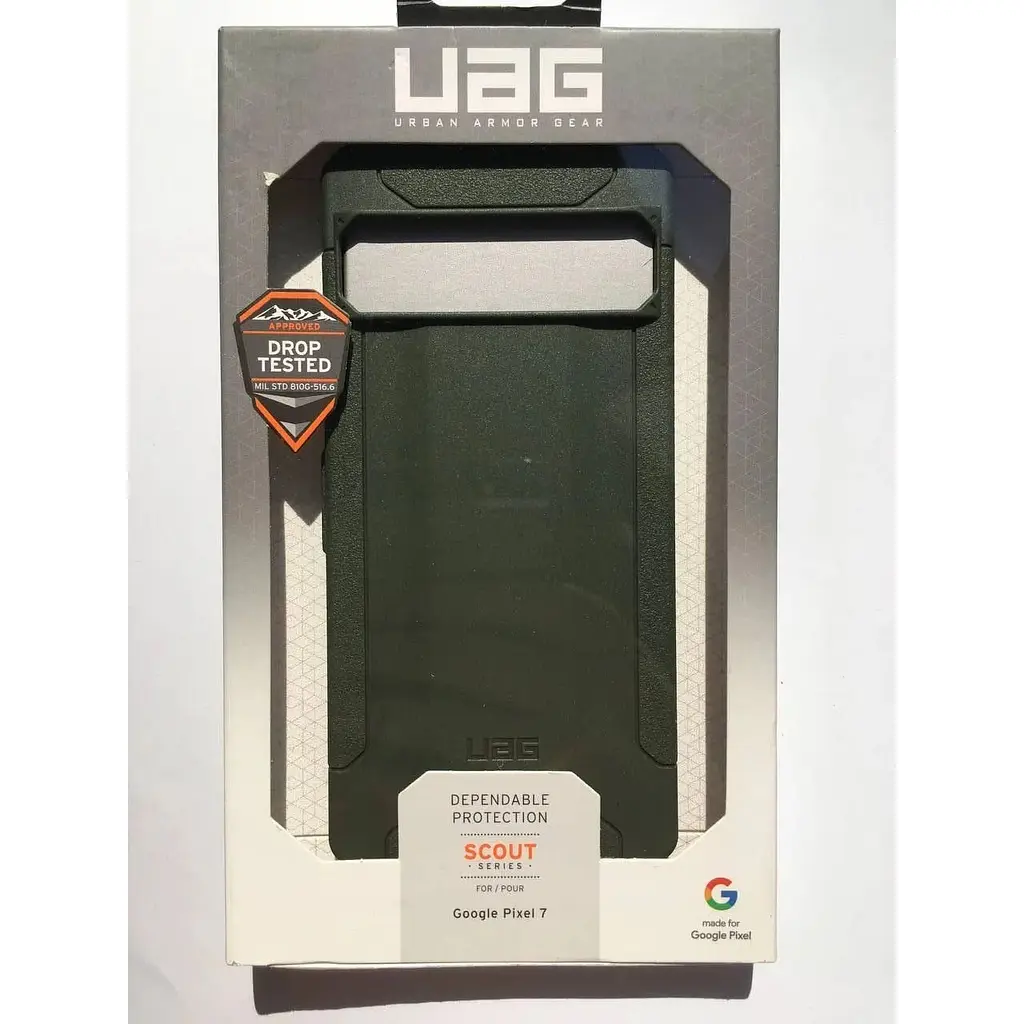 Оригинальный противоударный чехол UAG Scout для Google Pixel 7 (6.3") Olive Drab (614001117272) - фото 2