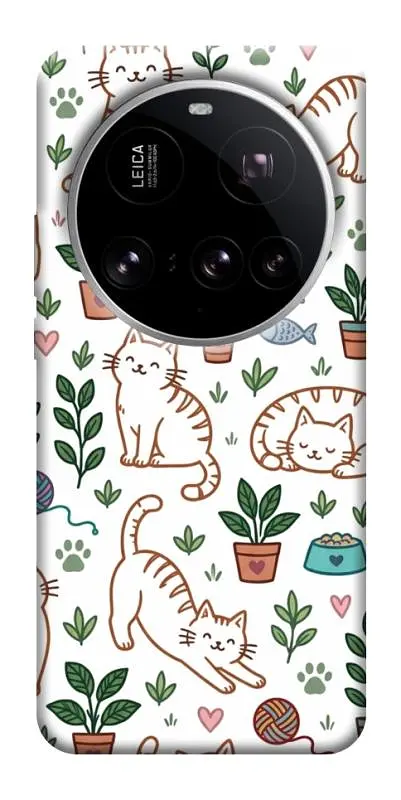TPU чохол Demsky Cats pattern для Xiaomi 15 Ultra