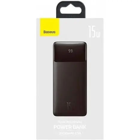 Внешний аккумулятор Baseus Bipow Digital Display Overseas 20000mAh 15W (PPBD050102) белый - фото 3