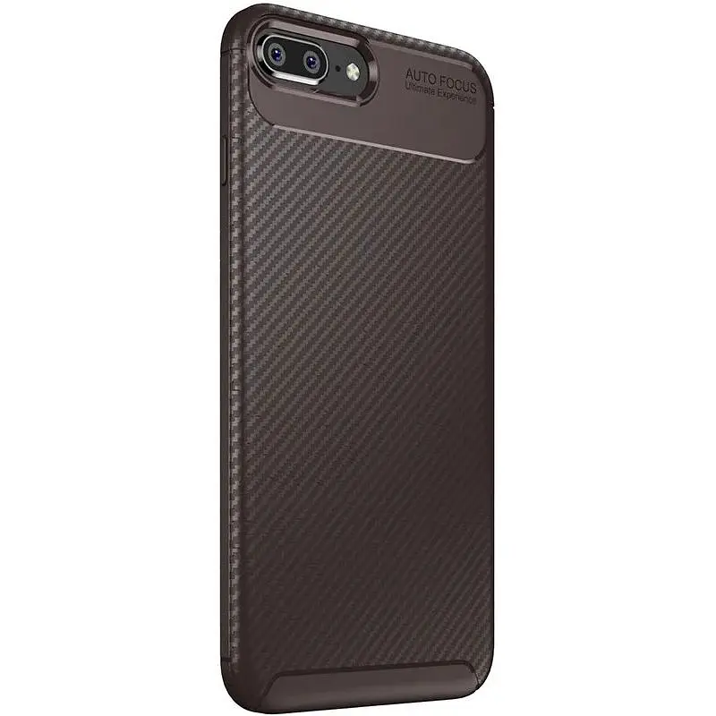 Чохол-накладка Toto TPU Carbon Fiber 1.5 mm Case Apple iPhone 7 Plus/8 Plus Coffee - фото 3