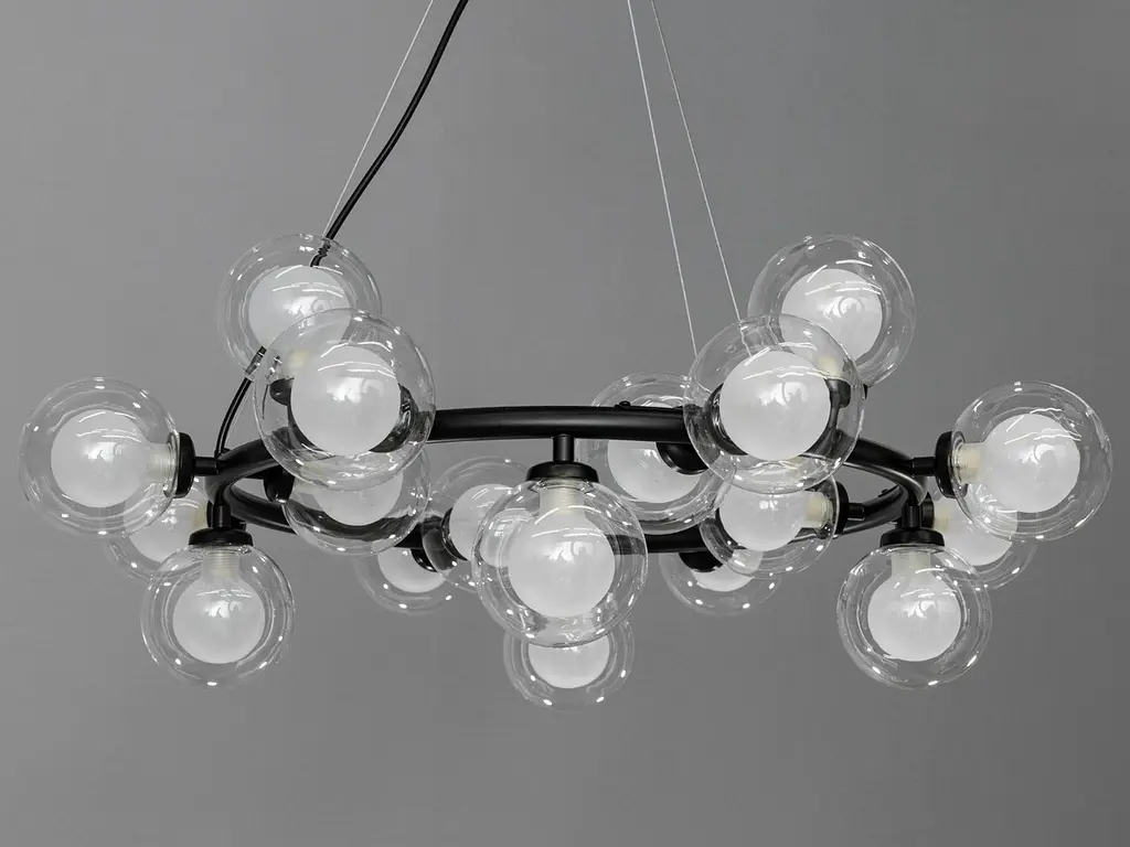 Люстра в стилі Loft бульбашки LQ7061/20BK - фото 4