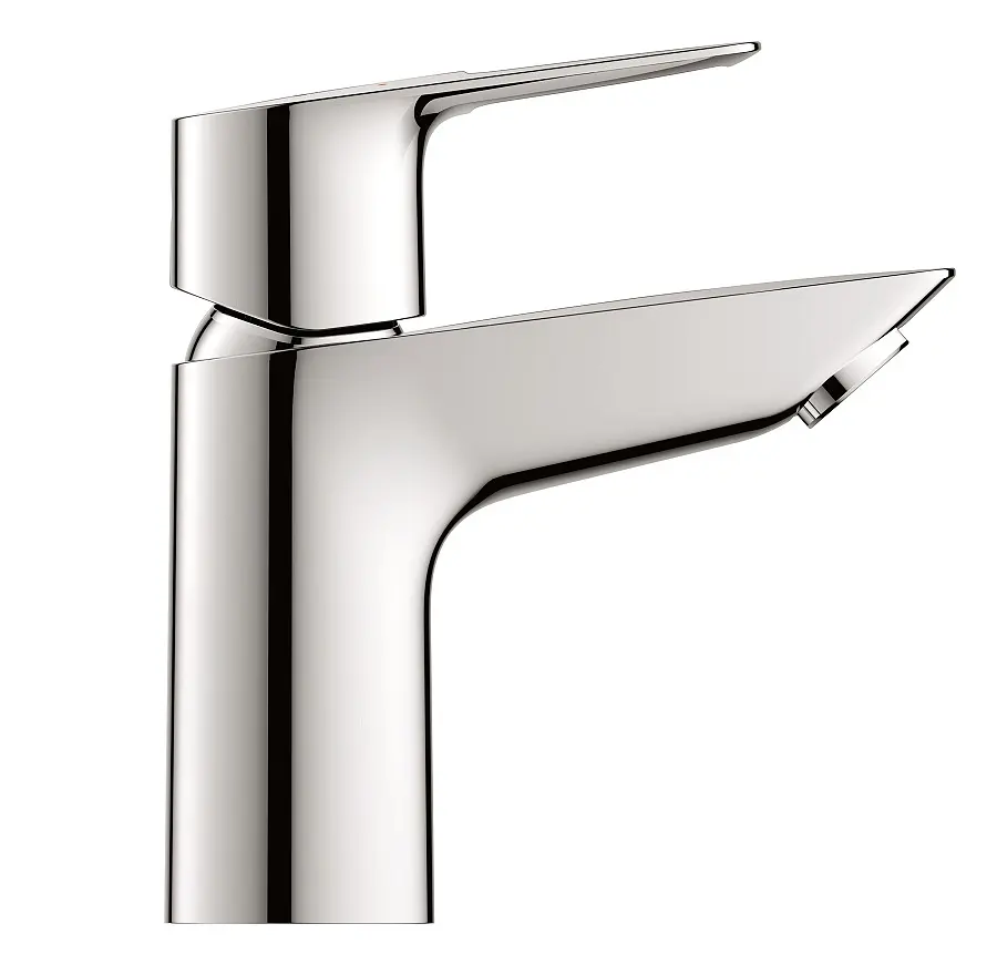 Змішувач для умивальника S-Size + натискний донний клапан Grohe BauLoop New 23878001 Хром - фото 6