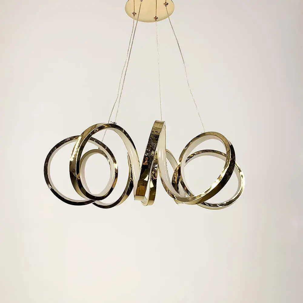 Роскошная золотая люстра MARCELA Ø 50 см Line F | Ст. MJ74-500 TGD - фото 8