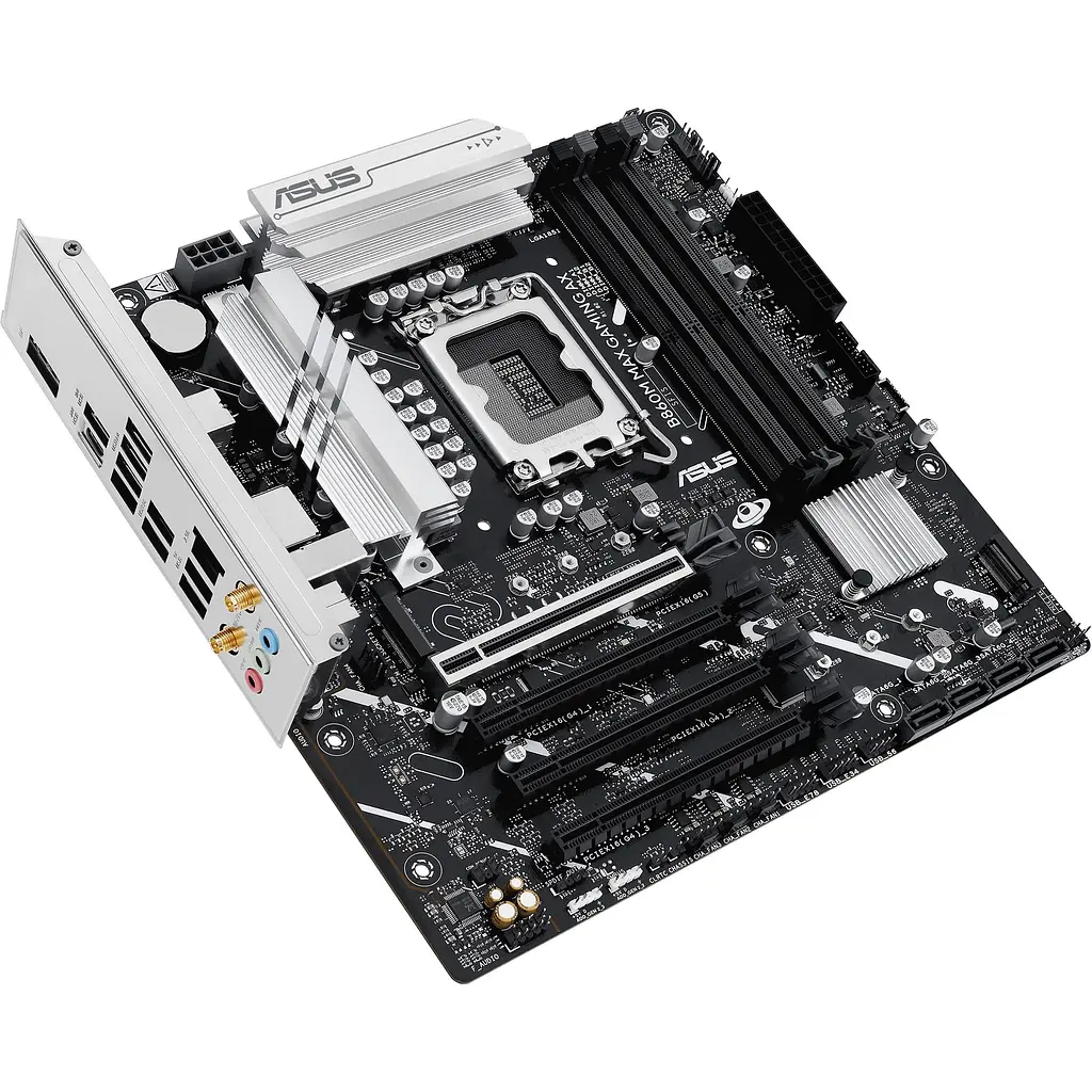 Материнська плата ASUS B860M MAX GAMING AX (B860M MAX GAMING AX) (Socket 1851, Intel B860, Micro-ATX) - фото 2