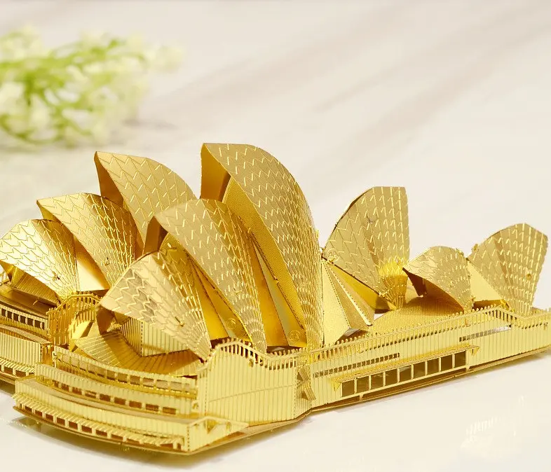 Колекційна модель PIECECOOL SYDNEY OPERA HOUSE, GOLD VERSION P022-G - фото 4