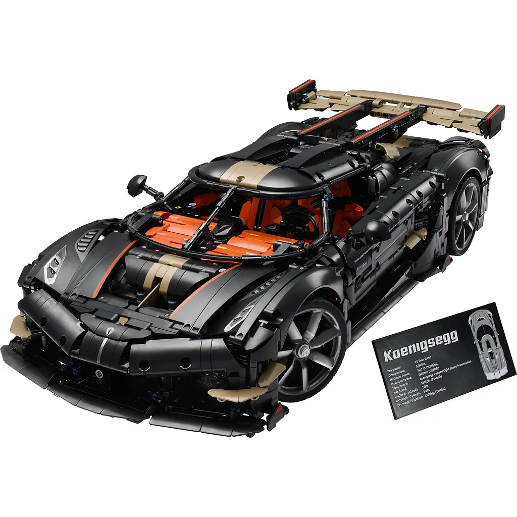 Конструктор LEGO Technic Koenigsegg Sadair's Spear Megacar 4104 ел. (42232) - фото 5