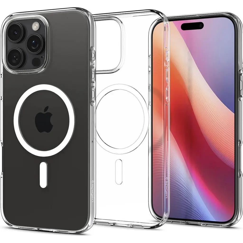 Чохол Spigen Liquid Crystal with MagSafe для Apple iPhone 16 Pro Crystal Clear (ACS08389) [122071] - фото 5