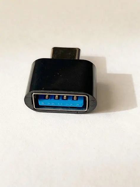 Адаптер перехідник OTG USB Type-C Black - фото 3