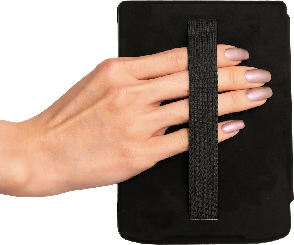 Обкладинка PocketBook 6", Verse(PB619/629/634), Shell Strap cover, чорна - фото 6