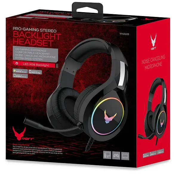 Гарнитура Varr Headset VH-6060 LED RGB Backlight (VH6060B) - фото 7