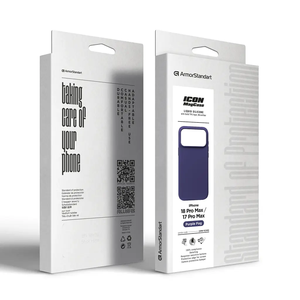 Чохол ArmorStandart ICON2 MagCase для Apple iPhone 18 Pro Max / 17 Pro Max Purple Fog - фото 3
