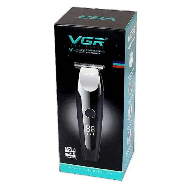 Машинка для стрижки волосся бездротова акумуляторна VGR V-059 - фото 4