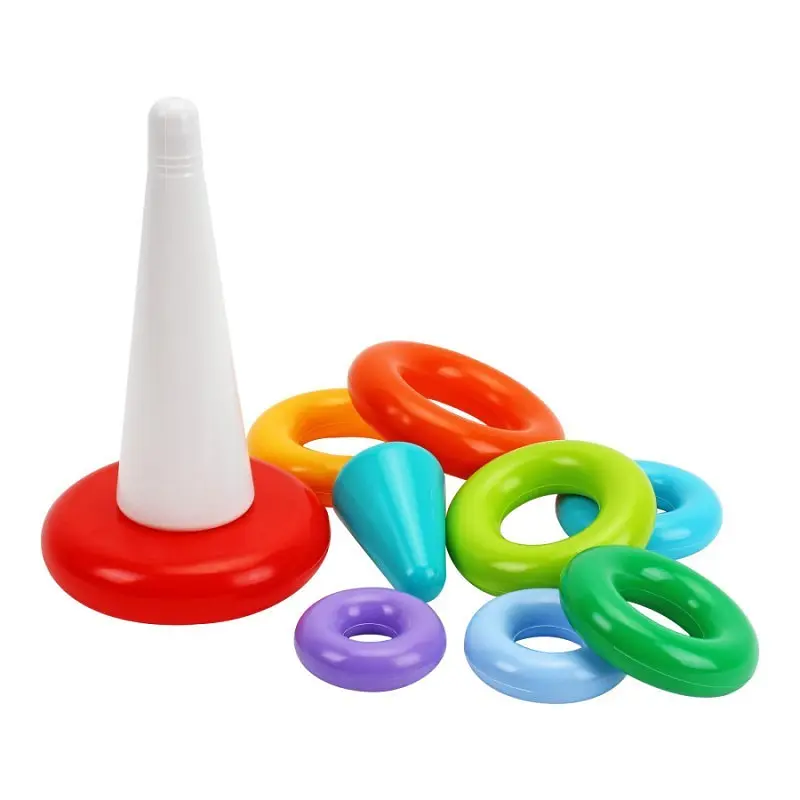 Детская игрушка Пирамидка 1904TXK выдувная, 9 элементов, 31 см - фото 4