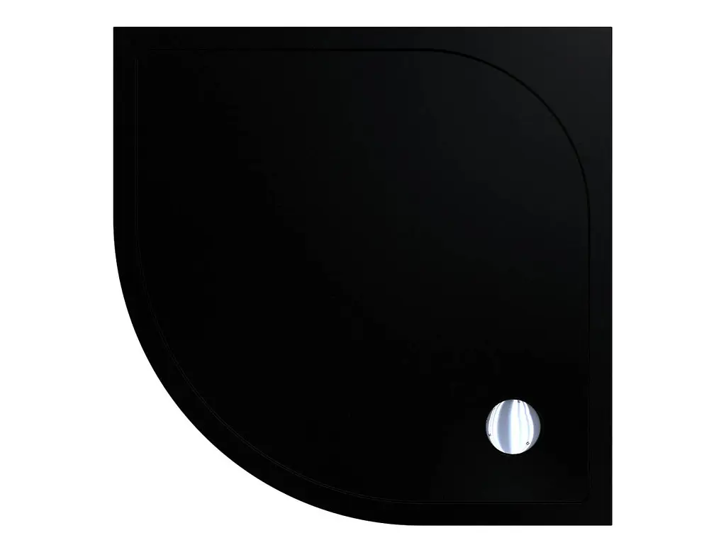 Душовий піддон Miraggio Madrid 900 mirastone black 0000693, Чорний матовий - фото 3