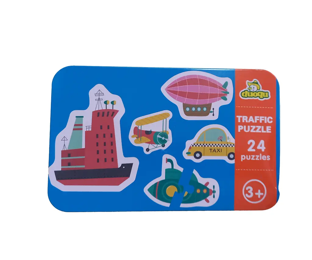 Набір пазлів C 73296, в боксі (6900067732965) Транспорт Синій - фото 3