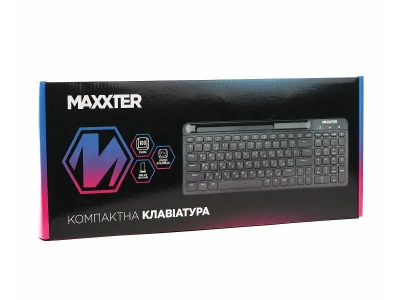 Клавіатура Maxxter KB-01B-UA Black - фото 4