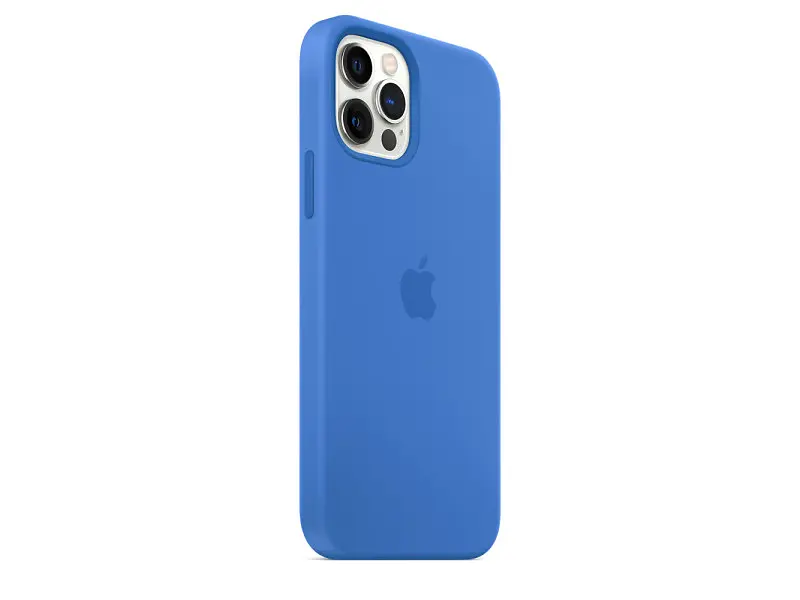 Чохол Apple Silicone Case for iPhone 12 Pro Max HQ Capri blue - фото 9